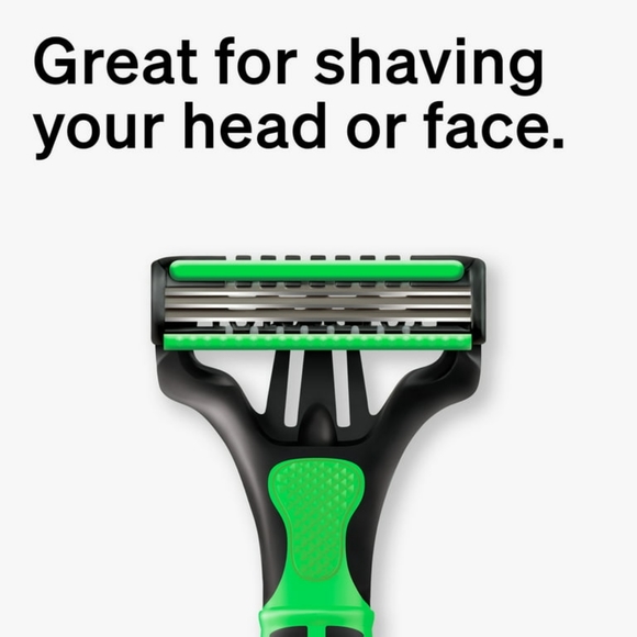 Schick Xtreme 3-Blade Sensitive Men's Disposable Razors, 4 Ct, Aloe Comfort - Picture 2 of 2